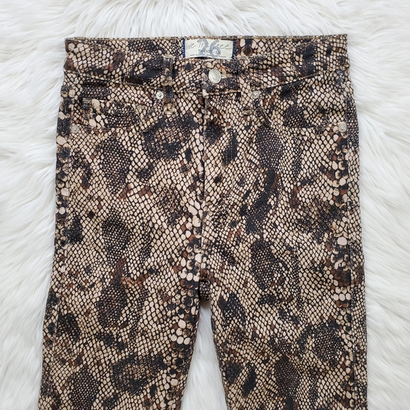 We The Free Snakeskin Ankle Jeans - Picture 4 of 14